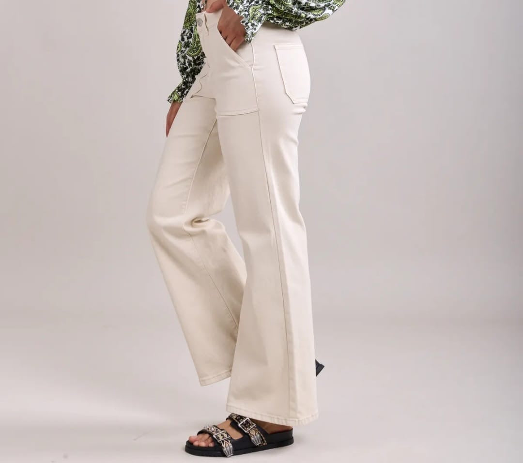 CREAM JEANS