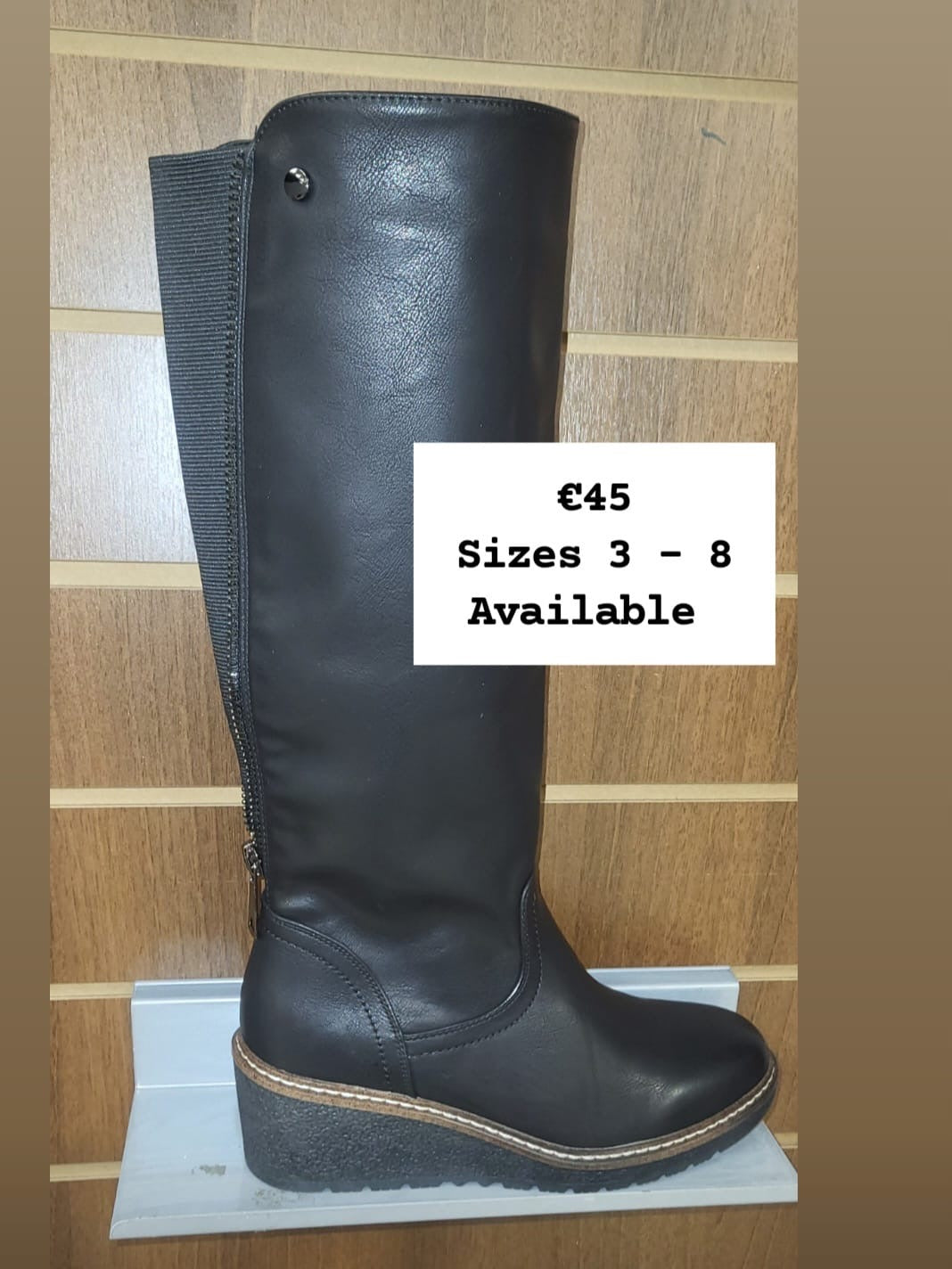 Knee High Wedge Boot