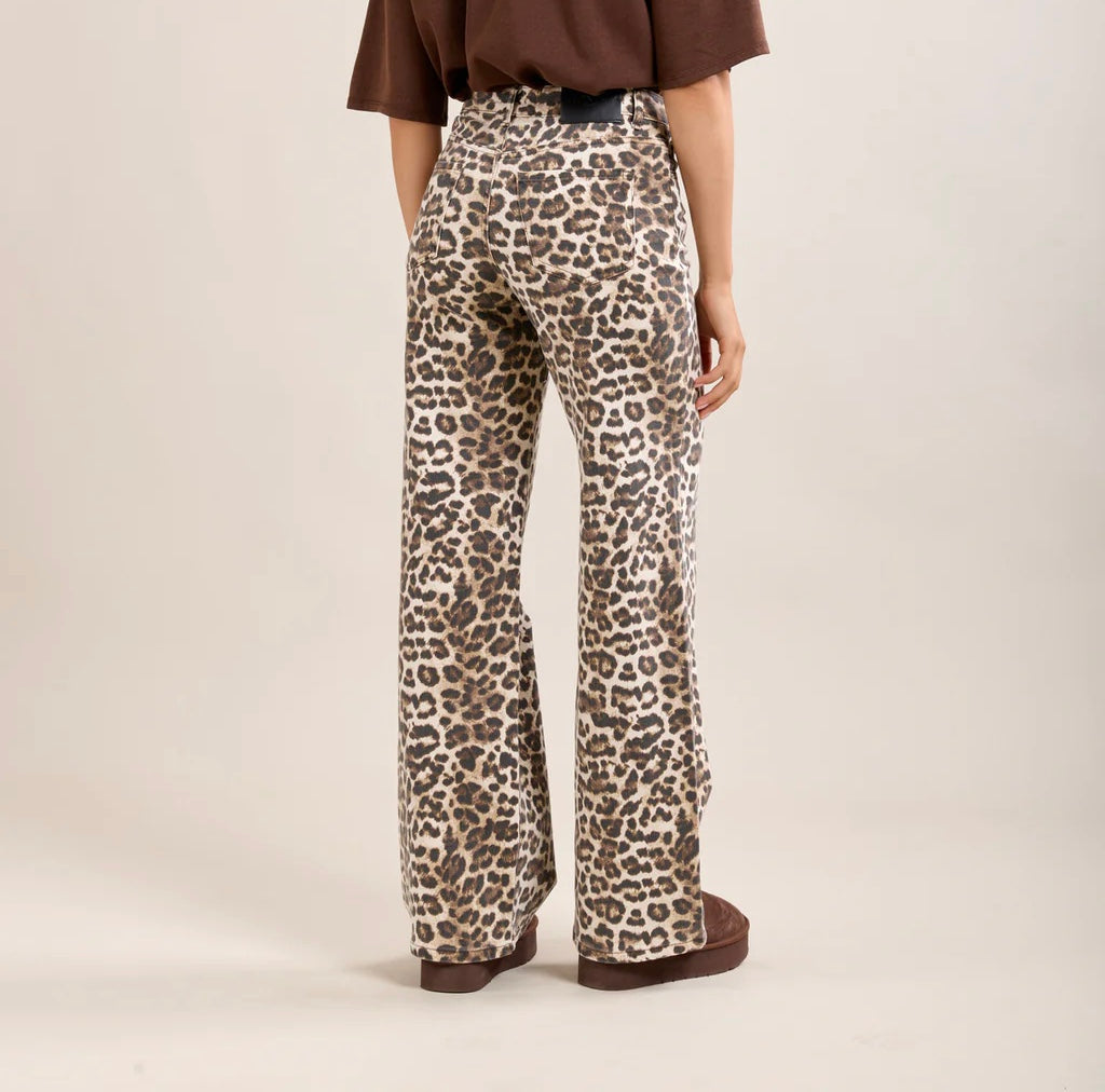 LEOPARD PRINT JEANS