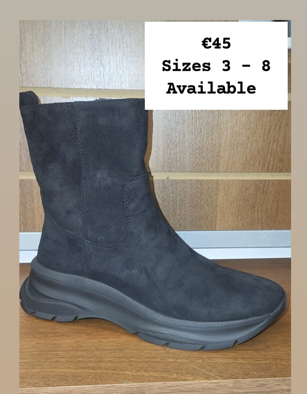 Ankle Boot Wedge Sole