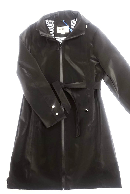 MELIE ROSE COAT BLACK