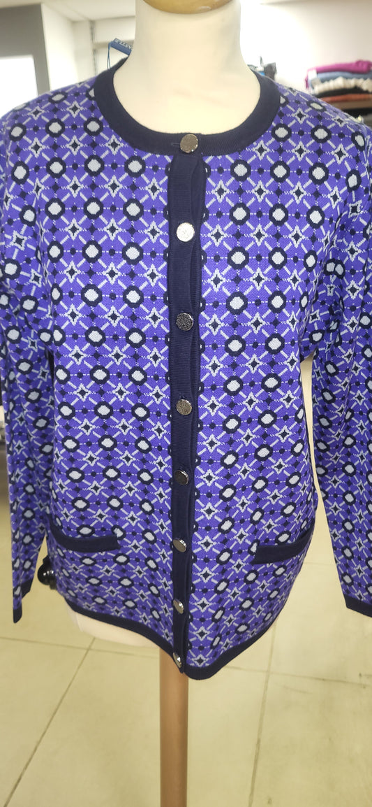 Cobalt Purple Cardigan